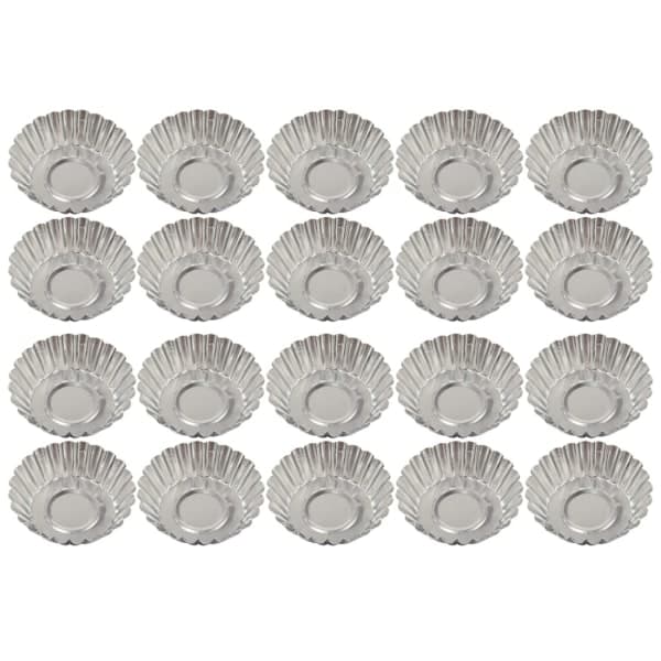 Aluminiumsforme til muffins, bageværktøj, geléforme, bageplader, 20 stk.