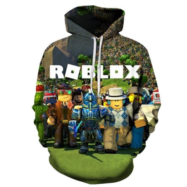 ROBLOX Hoodiejakke til Drenge, Langærmet med Hætte B 150cm