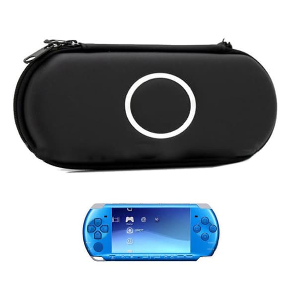 PSP 1000 2000 3000 Bærbar Oppbevaringsveske for Spillkonsoller Blue