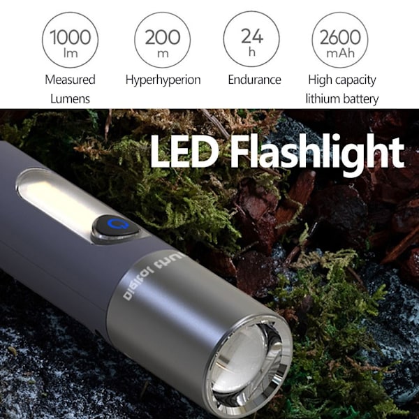 Zoom LED Ficklampa Campinglampa 2 2 2 2