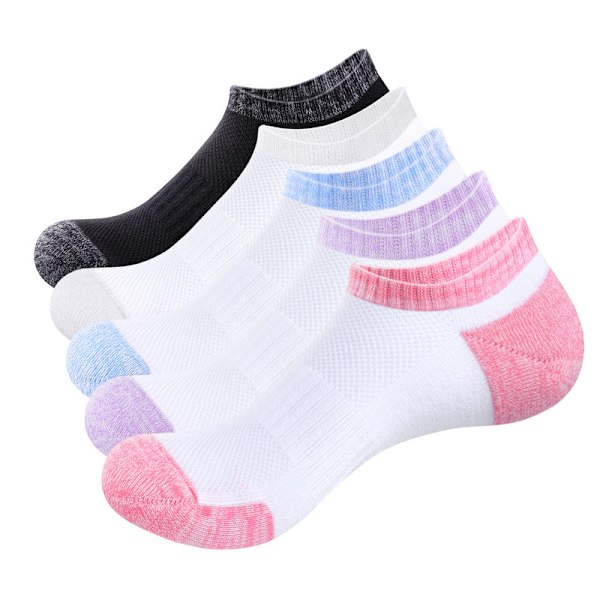 Treenaussukat Urheilusukat 5 Paria Pastelli One Size One Size Pastell One Size