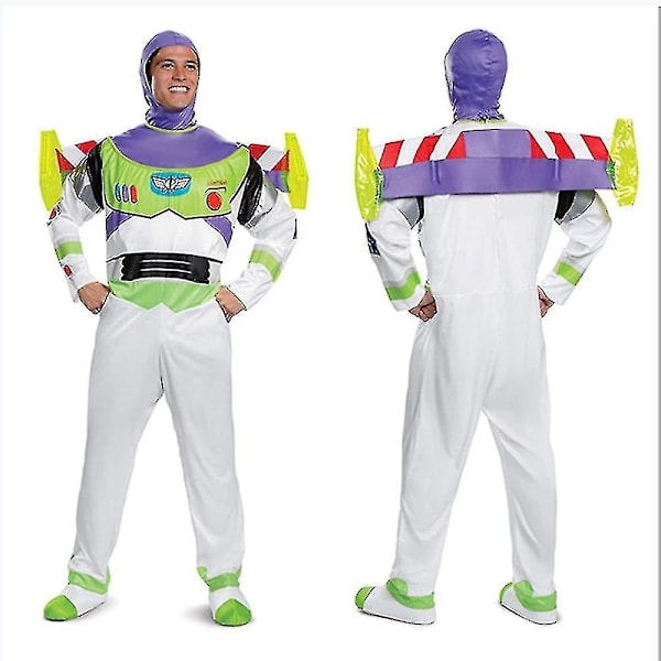 Toy Story Buzz Lightyear Cosplay Kostym Seriefigur Dockteater Bodysuit Vuxen Kostym Helkropp