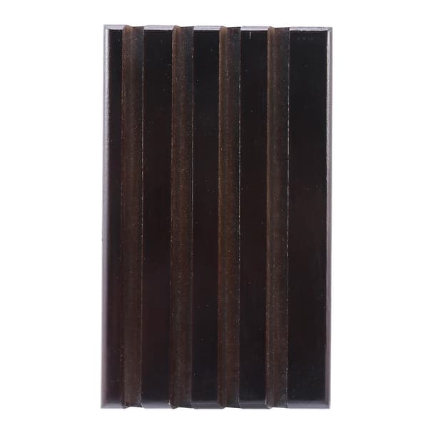 Challenge Coin Display Stand, 4 Rows Charred Wood Challenge Coin Holder