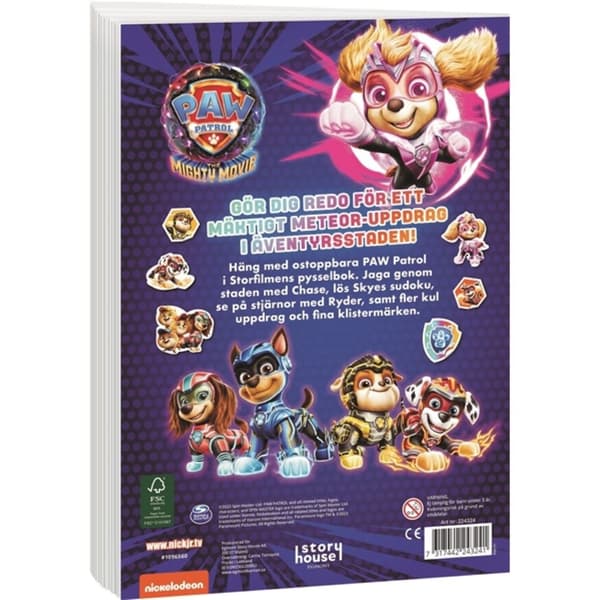 Paw Patrol askartelukirja sinisillä tarroilla Multifärg blue