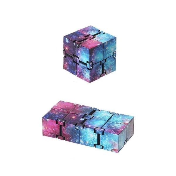 Infinity Cube Fidget Legetøj / Magisk Kub - Legetøj / Sensorisk Multifarvet