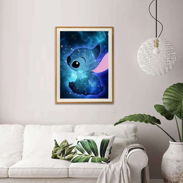 DIY Ædelstens Kunst Diamant Maleri Sæt til Voksne (30x40cm)