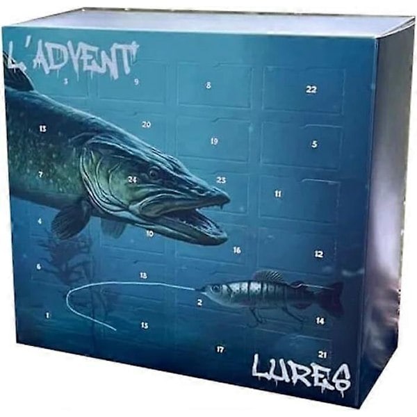 LADVENTLURES 2024, Kalastus-Adventskalenteri, Kalastusvälineet Joululahjat Carp