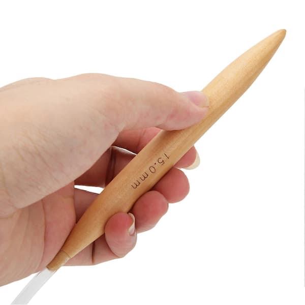 Bamboo Transparent Circular Knitting Crochet Hooks, 15mm, 20mm, 25mm, Suitable for Yarn.