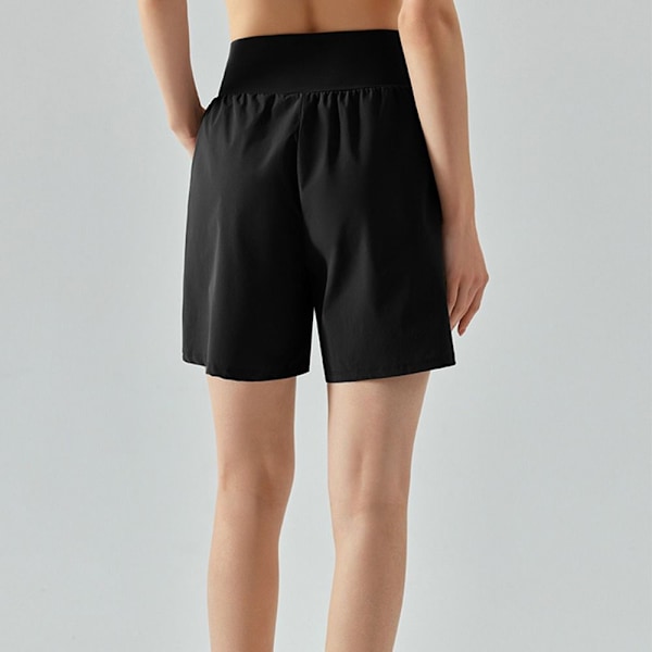 Jooga shortsit Urheilushortsi MUSTA L musta black L