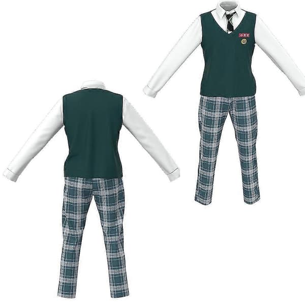 Vi er alle døde, zombie skoleuniform sæt S