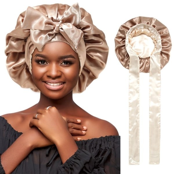 Satiini Bonnet Silkkisatiini Bonnet coffee