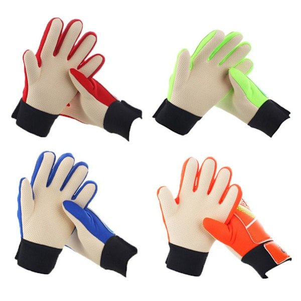 Målvaktshandskar för barn Fotbollshandskar RÖD STORLEK 6 röd red size 6