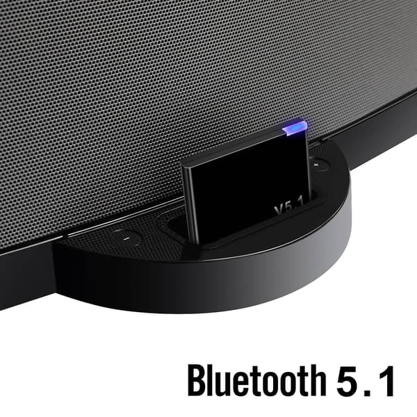 I-wave 30-pin Bluetooth 5.1 Audio Receiver Mini Wireless Adapter for 30-pin Analog Speakers