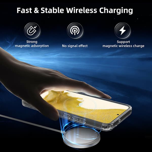 Compatible with Samsung S26 ULTRA Phone Case - MagSafe Protective Case, Shockproof and Transparent.