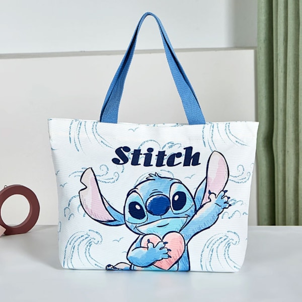 Stitch Canvasväska Shopping Bag STRAWBERRY B STRAWBERRY Strawberry Bear B