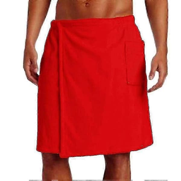 Mikrofiber herrehåndklæde til spa, rød XL red XL