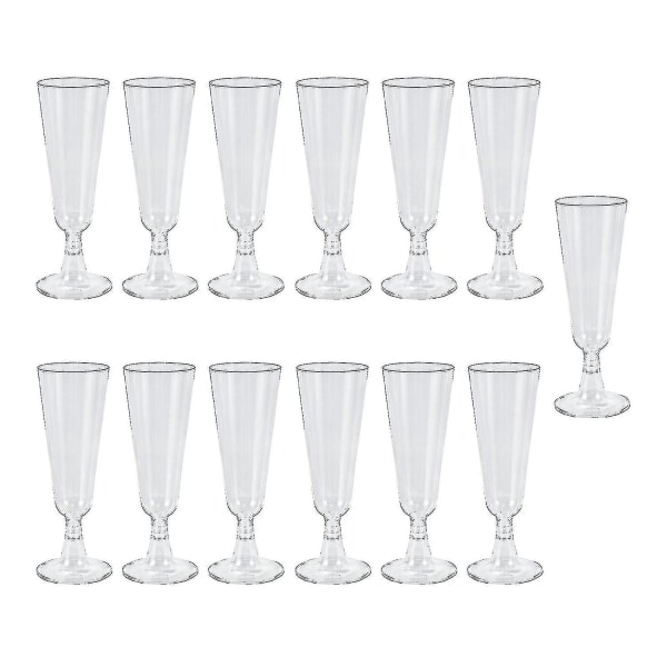 60 stk 150 ml engangs plastik champagne glas rød vinglas bæger vinglas fest festival TAO