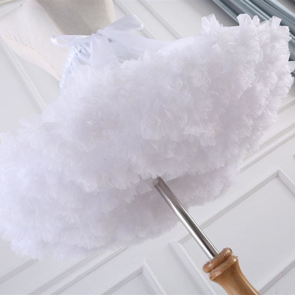 Petticoat Skørt HVID EN STØRRELSE whit white One Size