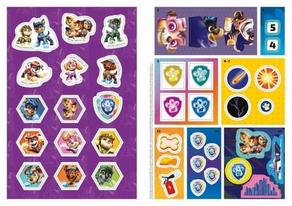 Paw Patrol askartelukirja sinisillä tarroilla Multifärg blue