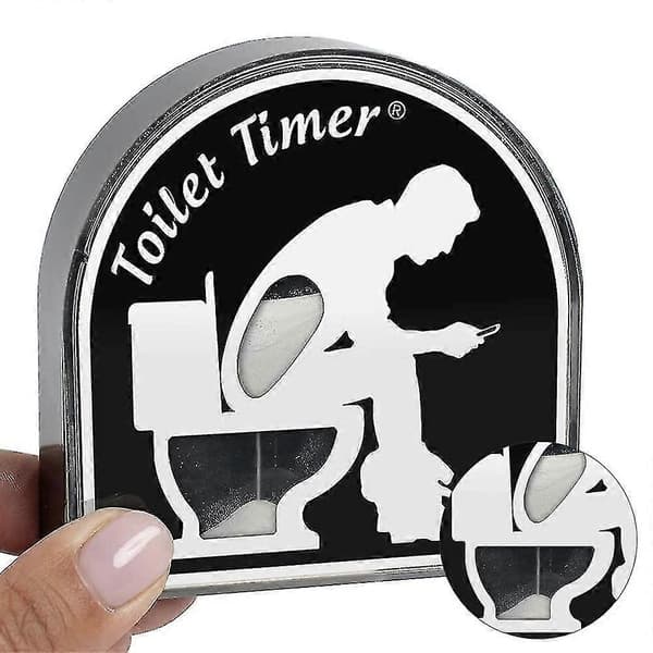Classic Hourglass Style Toilet Timer, Five-Minute Timer, A Fun Birthday Gift for Men, Husbands, and Dads.