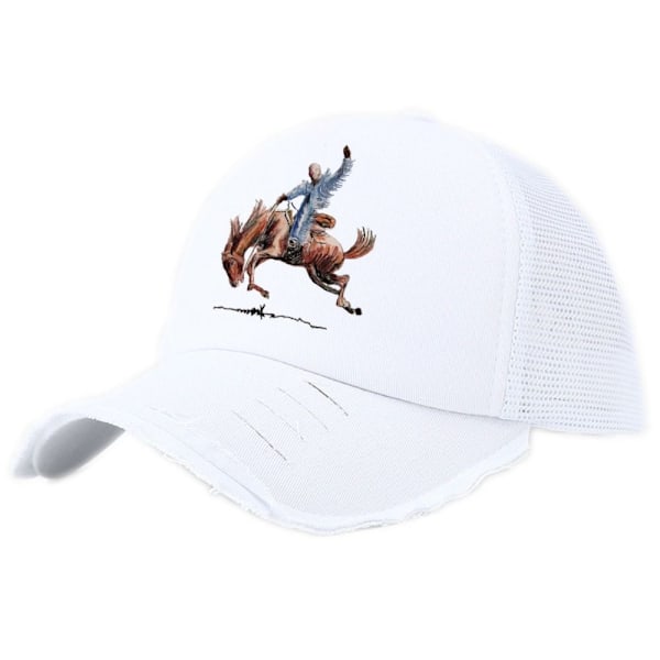 Kepsar med brätte VITA white