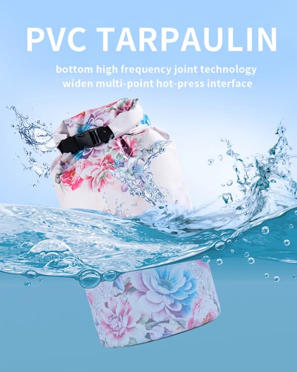 Vedenpitävät PVC-pussit 5L 10L 20L ulkouimapussit Green leaf 20L