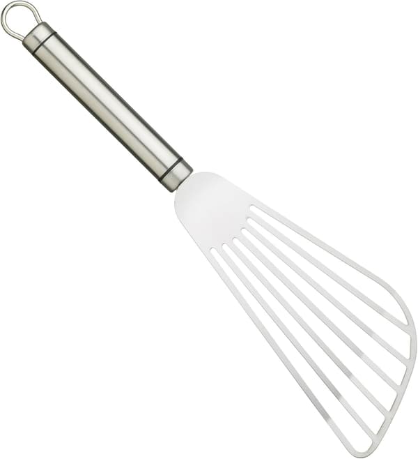 Professional Stainless Steel Spatula in Silver, 25.5 cm