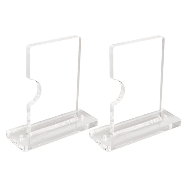 Wall Mounted Adjustable Horizontal Acrylic Fishing Rod Holder, Suitable for Walking Sticks