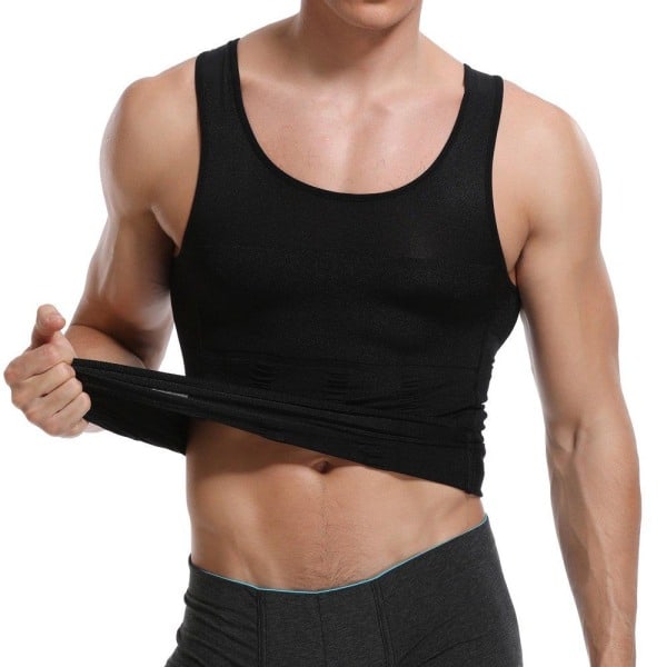 TG Kompressions Tanktop Mænd - Sort M