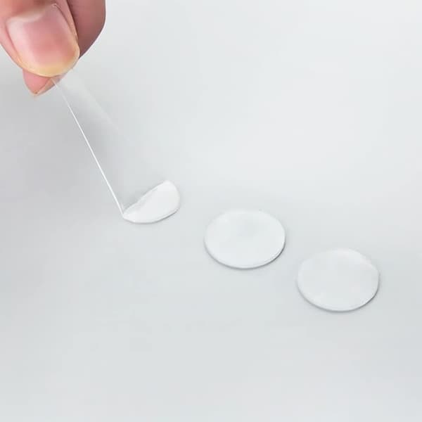 500 Sheets Double-Sided Tape, 10mm Transparent, Removable Dots, for Decoration.