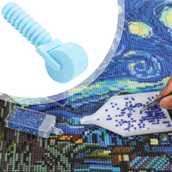 Timanttimaalausrulla, maalinpuristin, timanttitaidetarvikkeet Blue