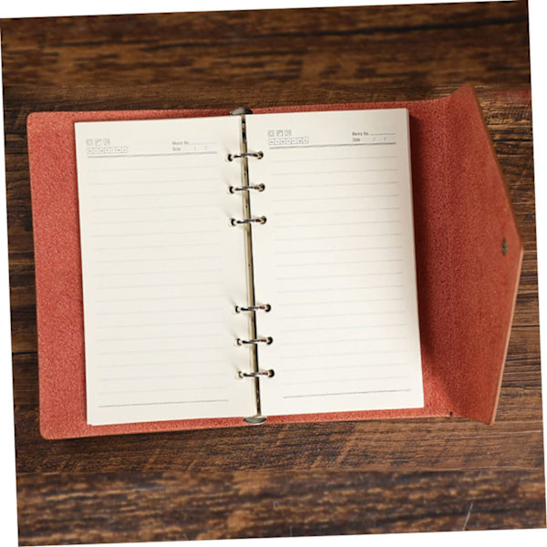 A6 notesbog i retrostil med snor, sød rejsedagbog, notesbog til hjemmet, bærbar notesbog, blank notesbog