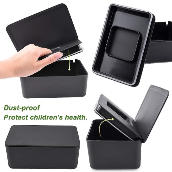 Wet Wipe Storage Box, Tissue Holder with Lid, Dustproof
