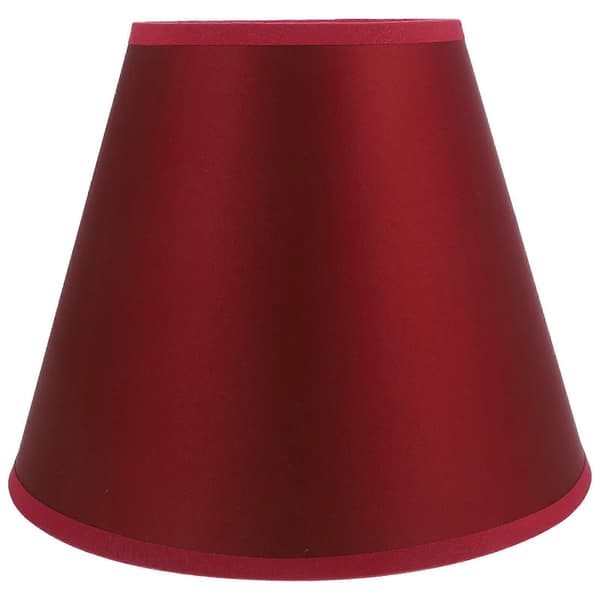 Pieni E27/E14 lampunpidike tummanpunaisella pyöreällä diffuusorilla (1 kpl)