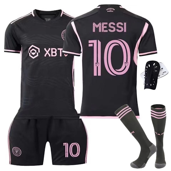2324 Miami tröja hem/borta Messi vuxen fotbollströja för barn nr 10 skyddsutrustning protective gear XXL#190-200cm