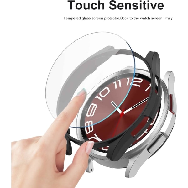 2-pak etui til Samsung Galaxy Watch 6 Classic 47 mm, vandtæt