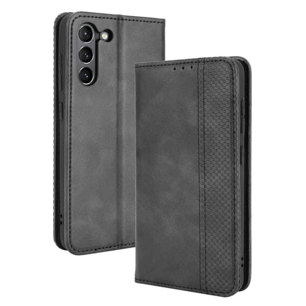 Compatible with Samsung Galaxy S21 FE 5G Wallet Case - Black Svart black