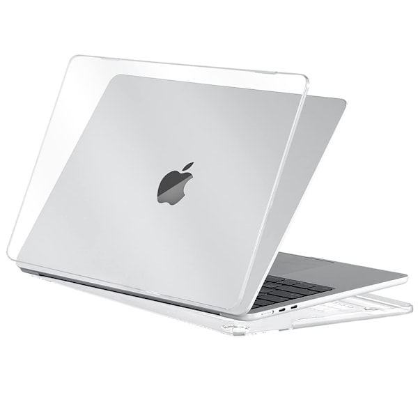 Etui kompatibelt med NY MacBook Air 13,6 tommer M2 A2681 2022 Udgivelse Ultra tyndt fleksibelt hårdt skal beskyttende etui krystalklart