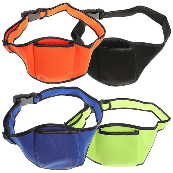 A 4-piece wireless microphone accessory set, including a teacher microphone belt, microphone belt, and sound insulation tape.