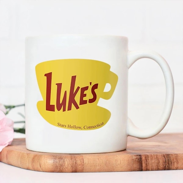 Luke's Diner Kande Stars Hollow Connecticut Gear Gilmore Girls Inspirerede Kande Lukes Diner Kop Luke's Diner Kaffe Kande Fan Gave