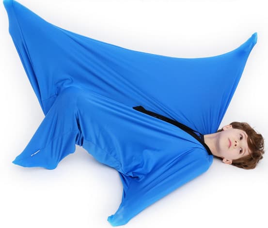 Busy Blanket Sensorisk Pose, Sensoriske Strømper Elastiske Bodysocks til Børn (XL 165*74cm)