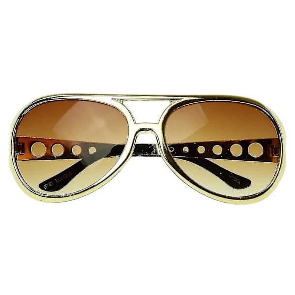 Elvis Of Roll TCB Aviator Solbriller Langt Bilde