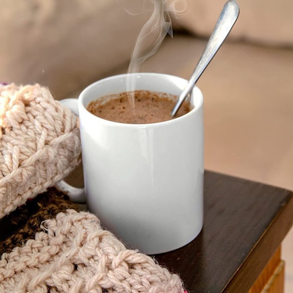 Tommelfinger op keramisk krus, 3D sjov kaffekrus med langfinger indeni keramisk kop, 330 ml