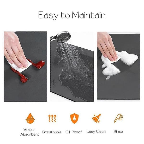Non-slip Bathroom Mat, Dustproof Oven Mat, Practical Washing Machine Mat, Table Mat, Pink pink 30x40cm