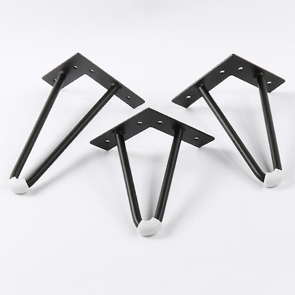 10cm-40cm Rauta Pöytäjalat Metallihuonekaluille Jalka Musta Kulta Tuoli Sohva Sänky Hiustenkuivaaja Pöytäjalat Kaappi Jalat Kommodille - Perfet 10cm 10cm Black 1 pc