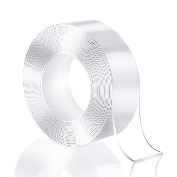 Återanvändbar nano dubbelhäftande tejp, transparent, 1 meter 240 10-Pack