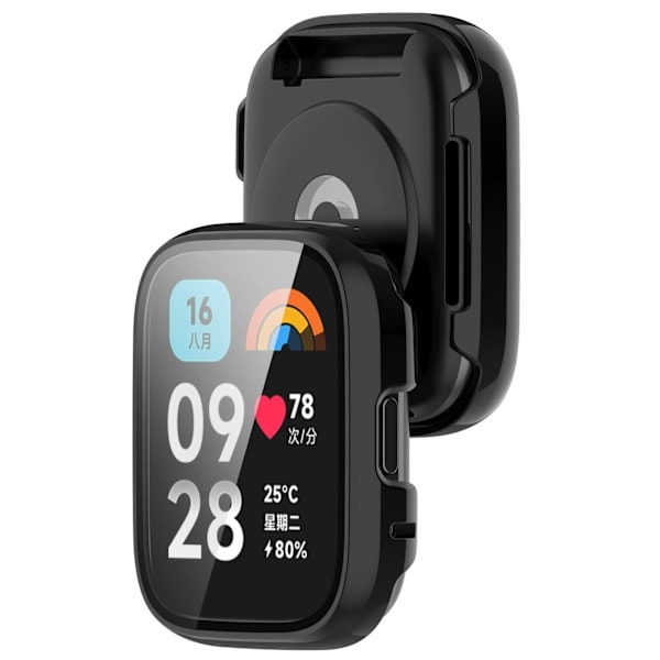 Redmi Watch 3 Lite -suojakotelo - Musta