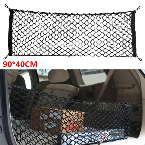 90x40cm Sort Plastik Nylon Bilopbevaringstaske