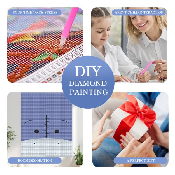 Voksen 5D DIY Fuld Diamantmaleri Sæt, egnet til stuevægsdekoration