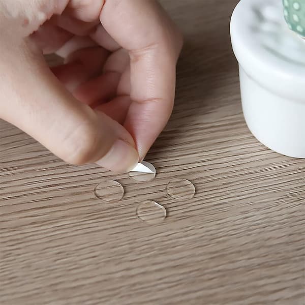 500 Sheets Double-Sided Tape, 10mm Transparent, Removable Dots, for Decoration.